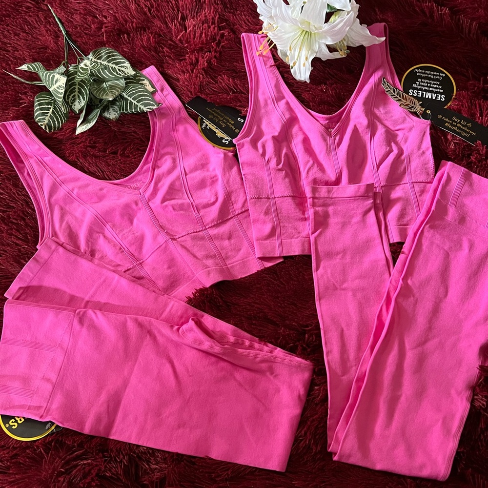Pink workout set